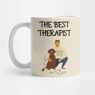 Dogs are the best therapist Mug